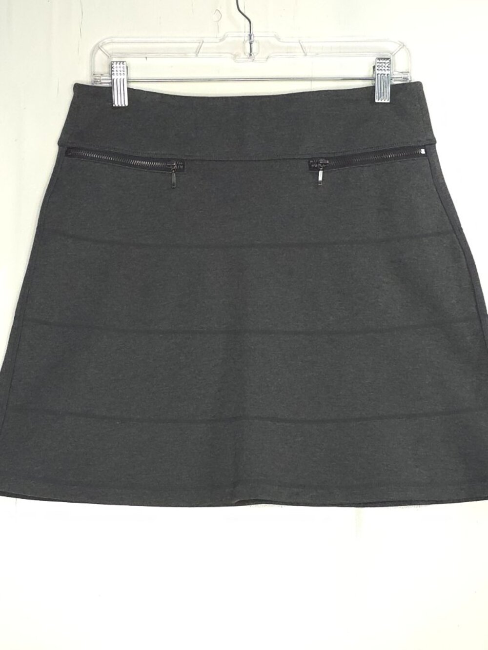Athleta Gray Stripped Skirt Women's S Athleisure Soft Coquette